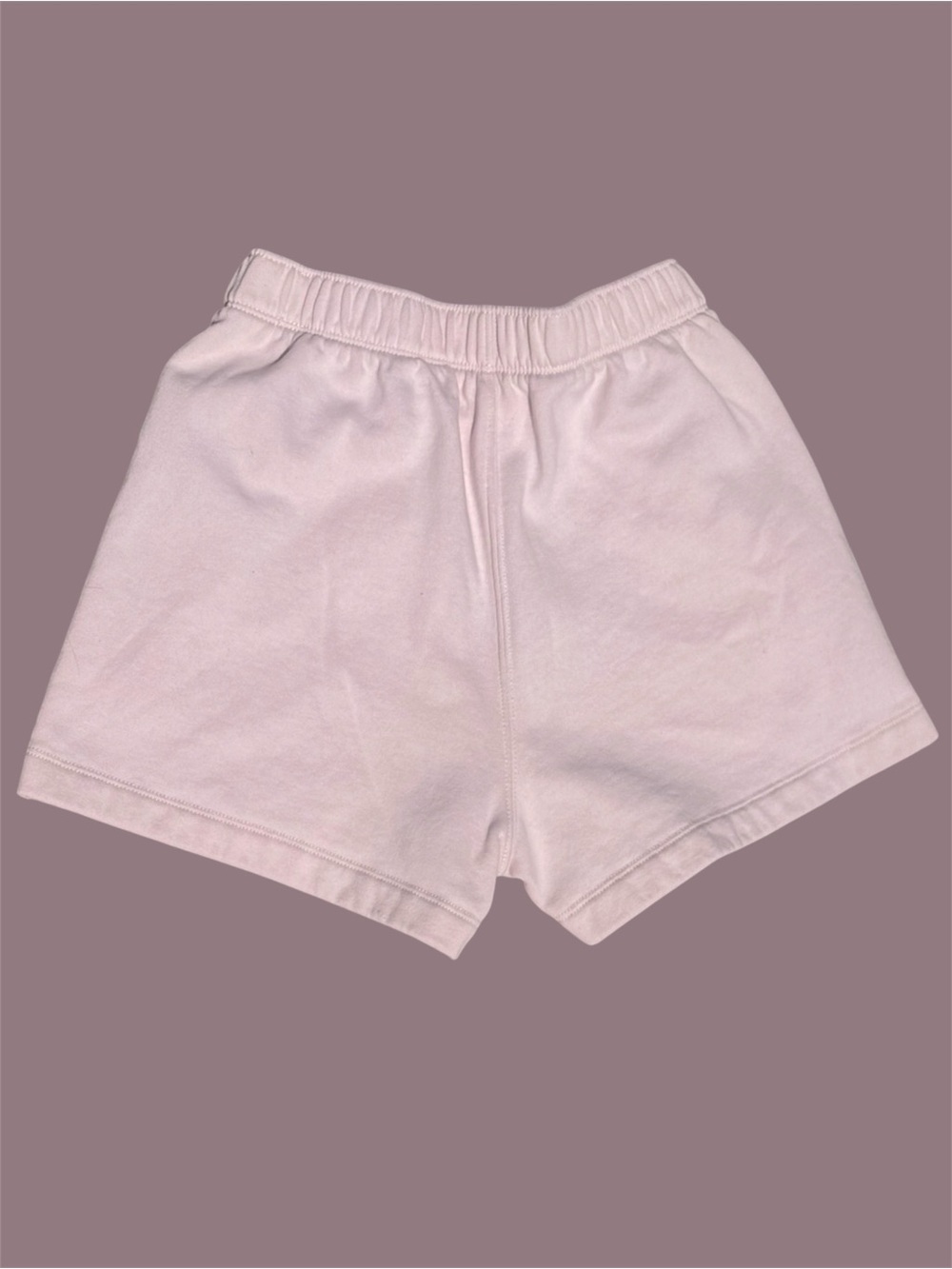 Women's Light Pink Elastic-Waist Casual Shorts XXS - Picture 4 of 6